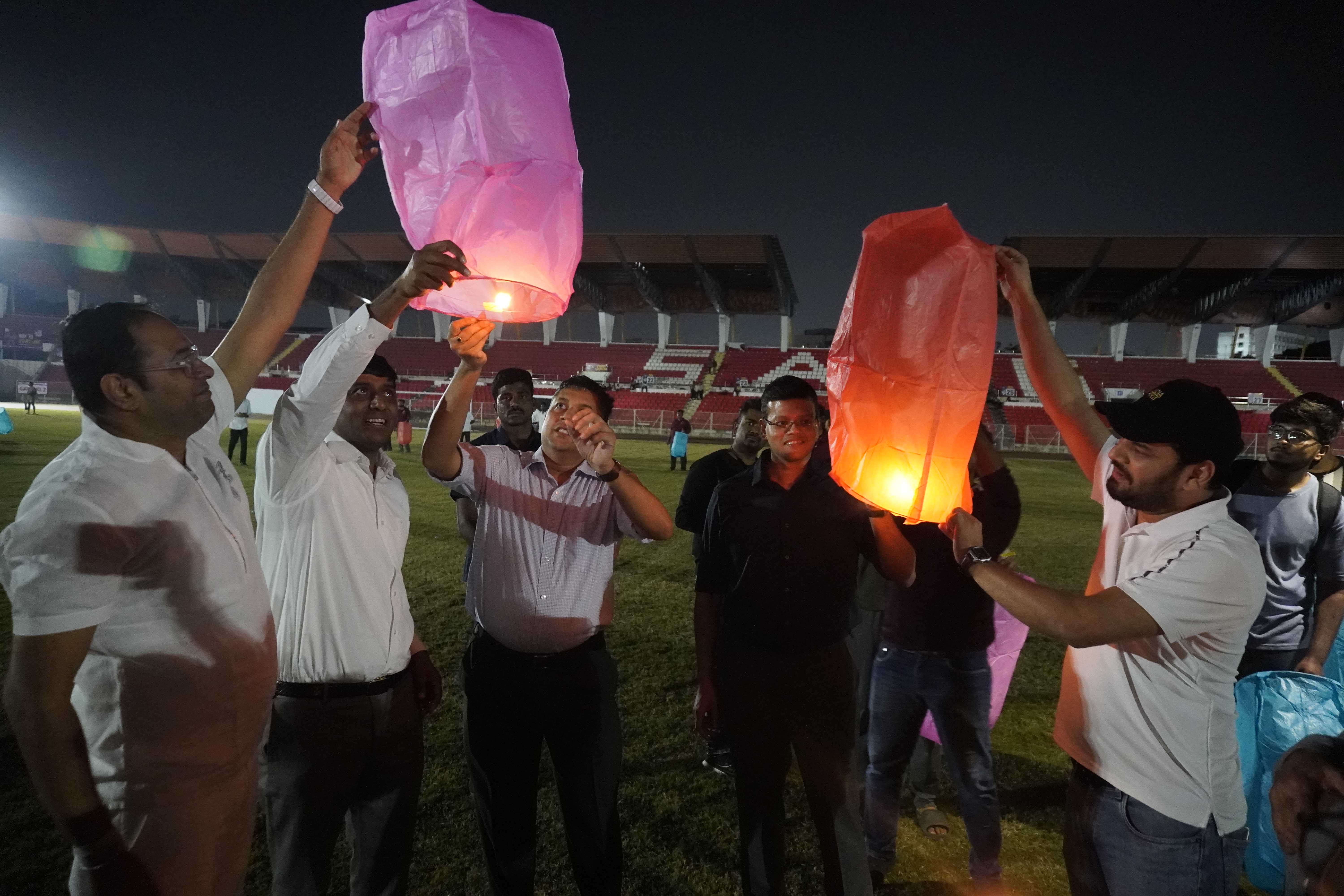 &lsquo;Hope of Light&rsquo; Illuminates Gachibowli Stadium Ahead of 9th Global Grace Cancer Run 2026